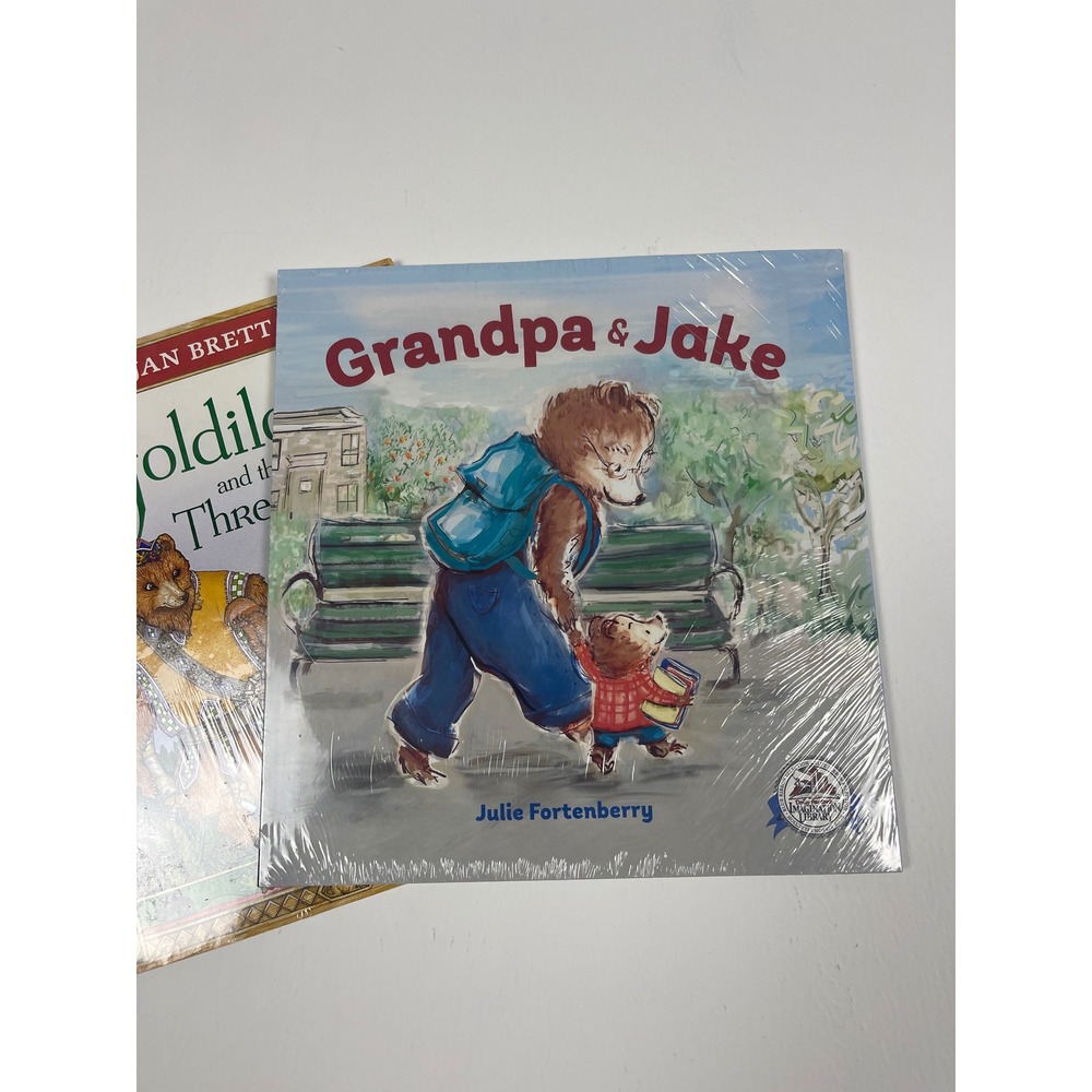 Dolly Parton Imagination Library 5 Book Lot Jan Brett Goldilocks Worm - Picture 5 of 6